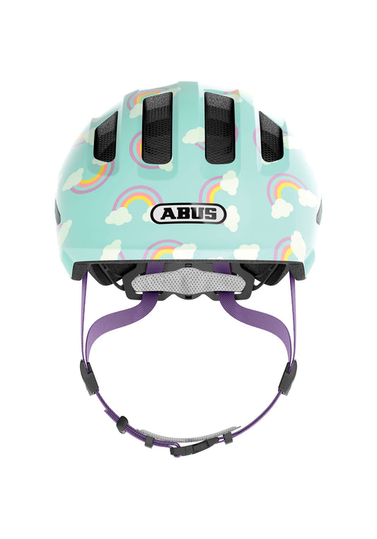 Abus helm Smiley 3.0 LED blue rainbow M 50-55cm