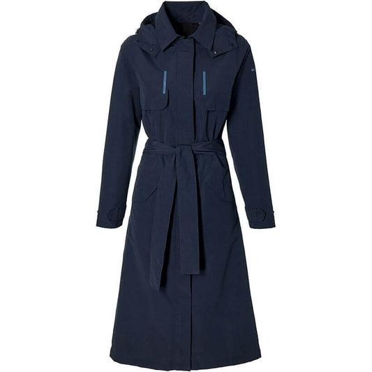 Basil trenchcoat Mosse dames Night Blue L