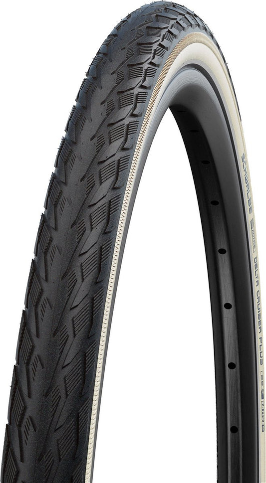 Schwalbe btb Delta Cruiser Plus 28 x 1.10 zwart/wit refl