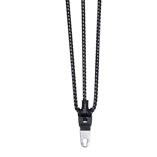 Cortina snelbinder Jakarta 62 cm zwart/grijs