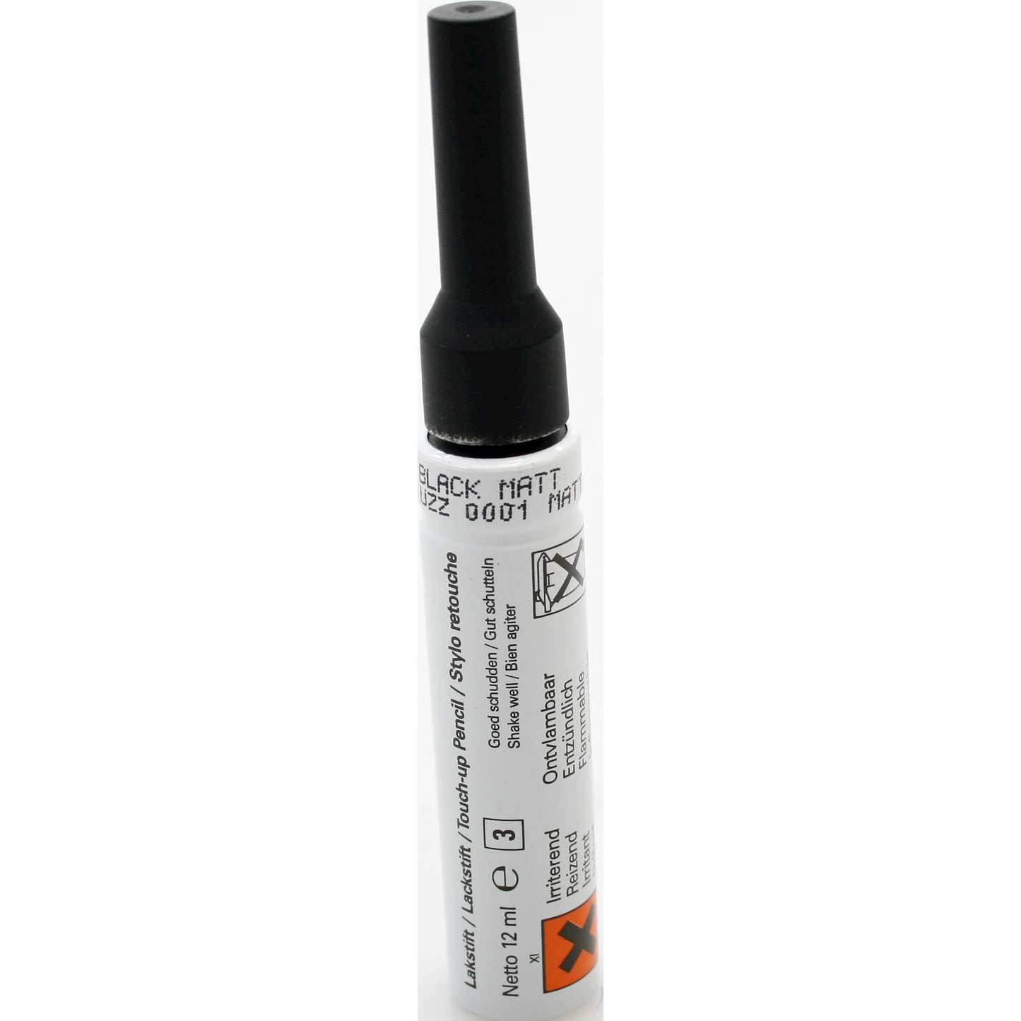Cortina lakstift Black UZZ 0001 Matt