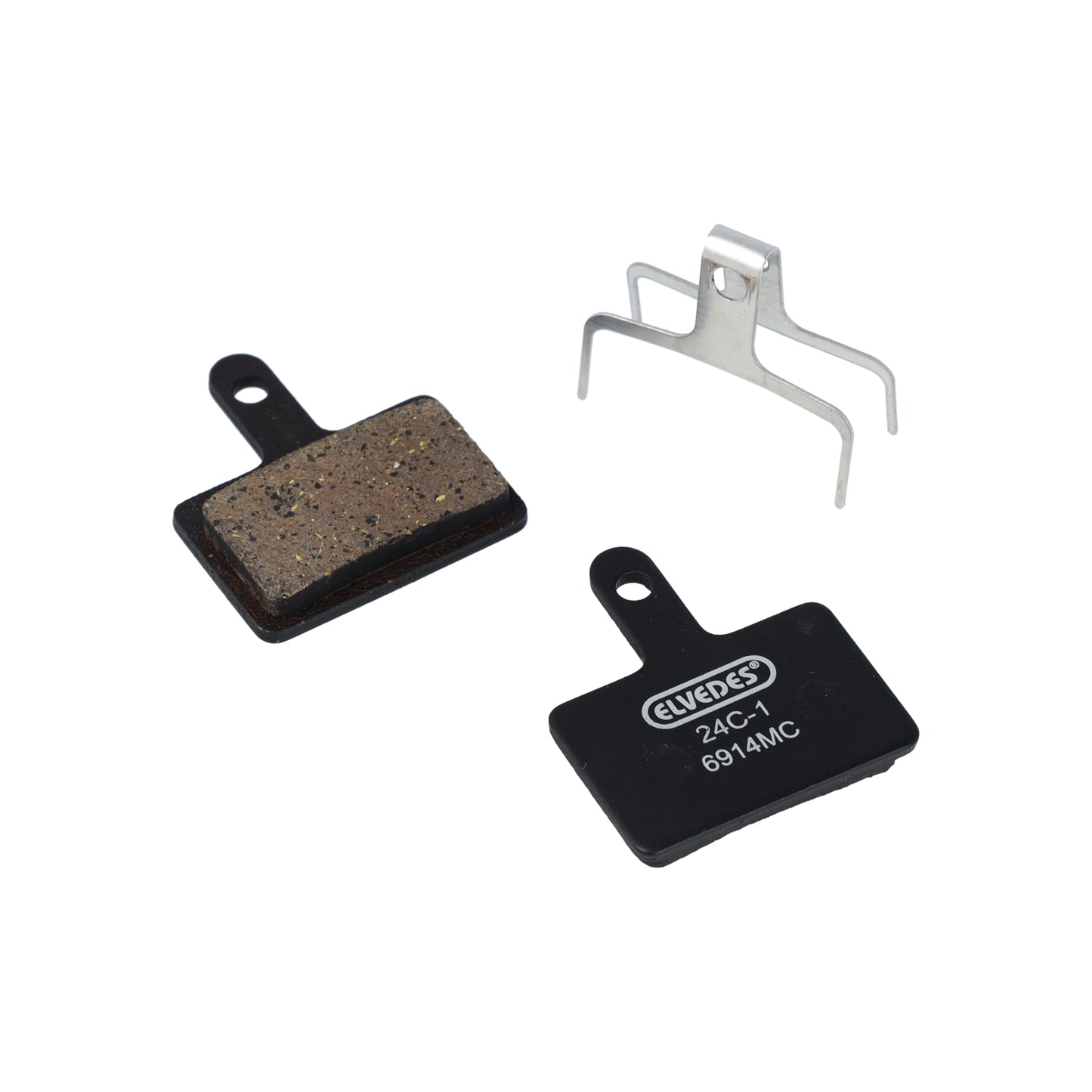 Elvedes schijfremblok 5mm Tektro P21.11 metallic carbon