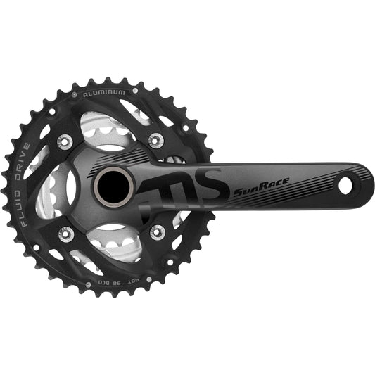 Sunrace crankstel MS50 40/30/22 10v