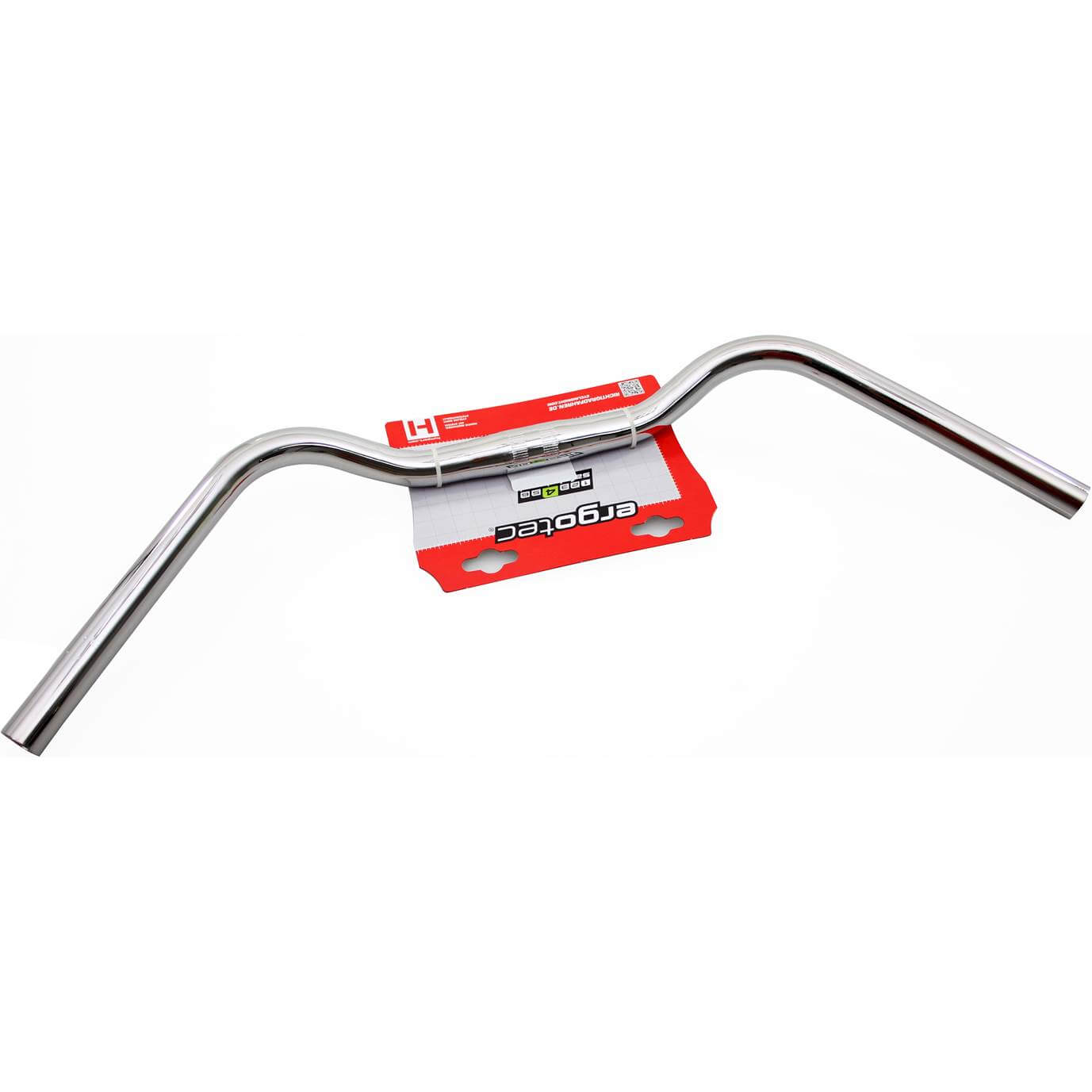 Ergotec stuurbocht Trekking 25.4 Mas-nb chrome