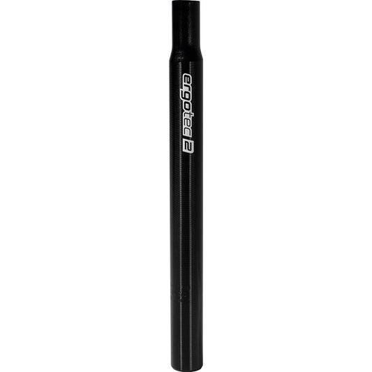 Ergotec zadelpen kaars 27.2 x 300 alu zw krt
