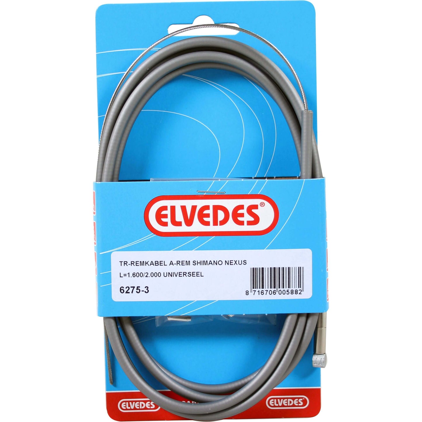 Elvedes remkabel achter Nexus zilver