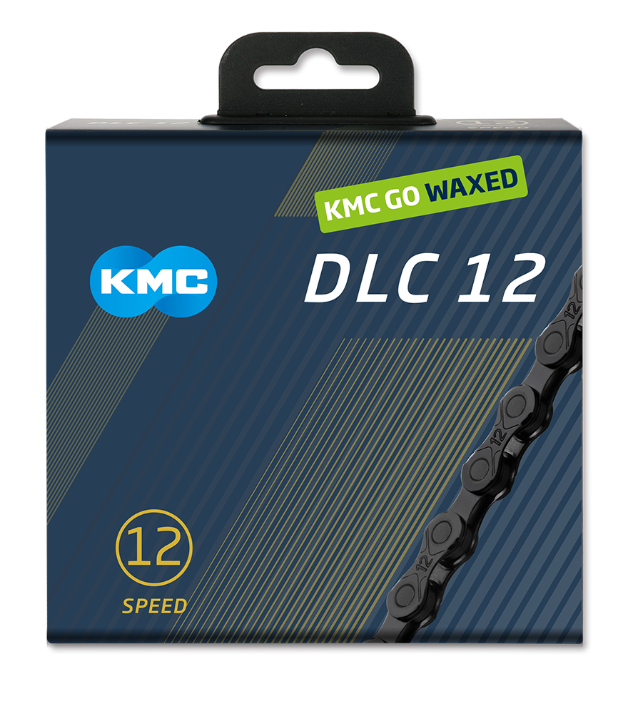 KMC ketting DLC12 black 126s waxed