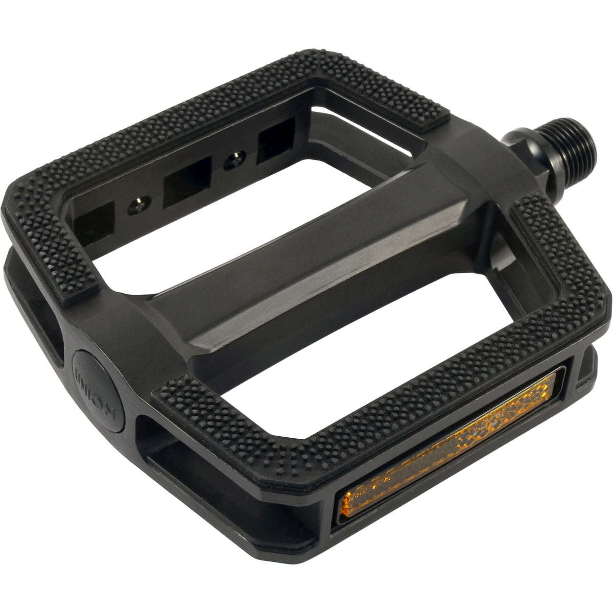 Union pedalen SP-180 alu mat zwart zwarte inleg op kaart