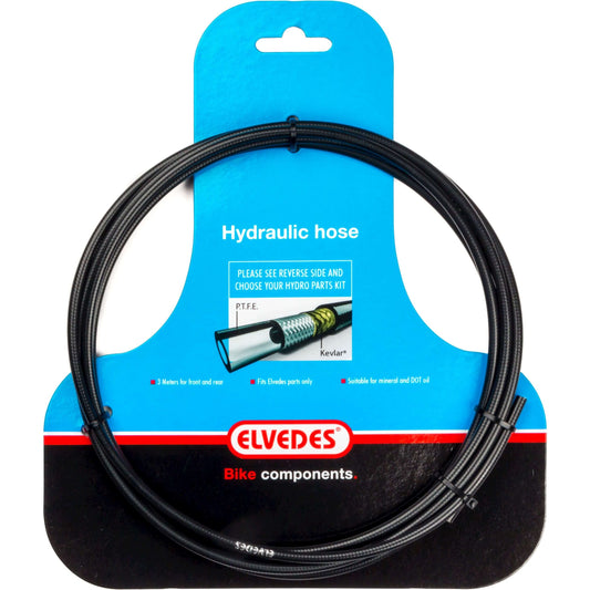 Elvedes hydro leiding 3m zwart