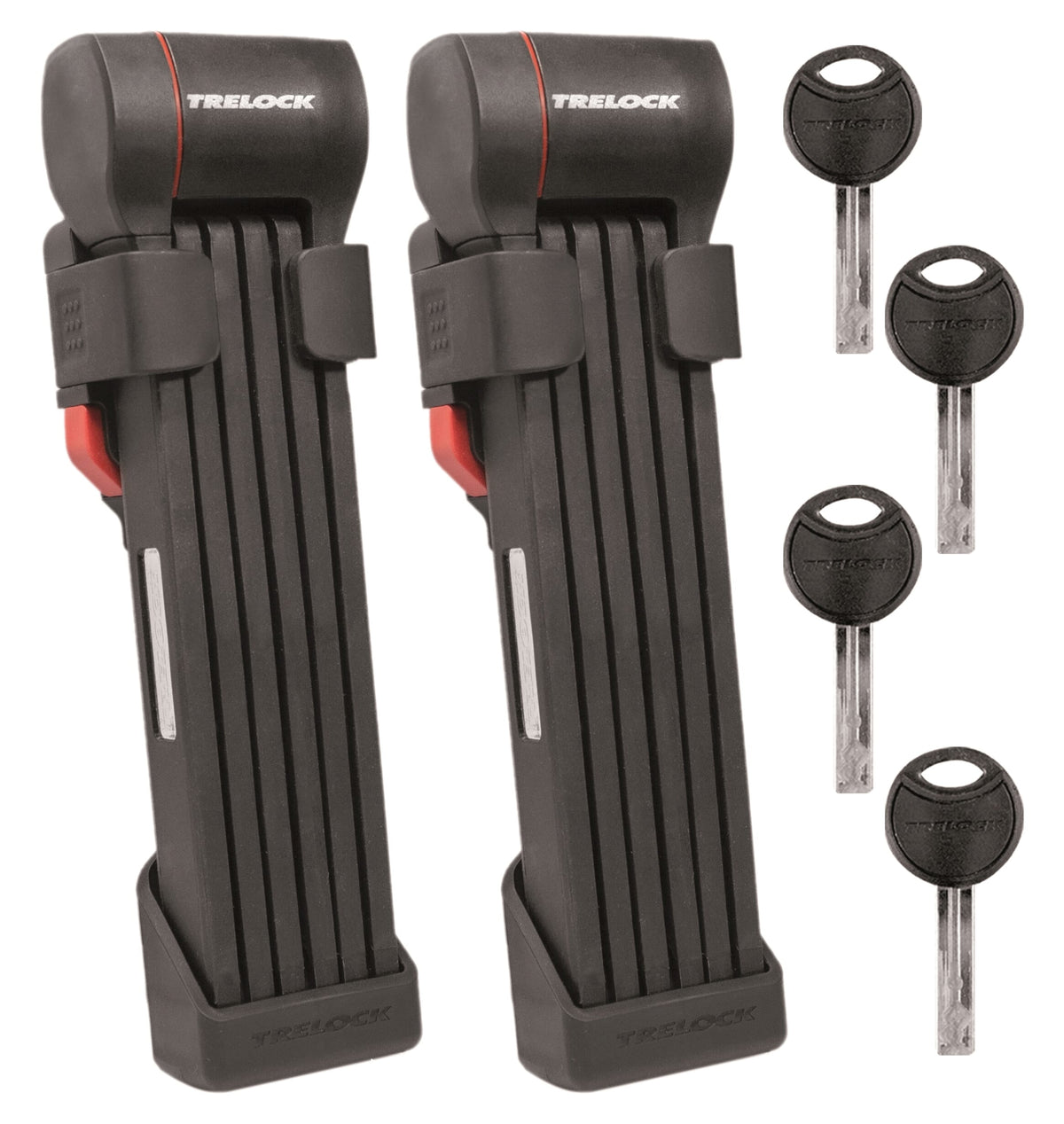 Trelock vouwslot set 2x FS 480 Cops ZF 480 X-Press Twin 100