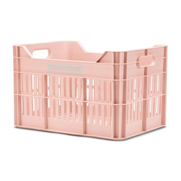 Urban Proof fietskrat 30L pastel pink Recycled 40x30x25cm