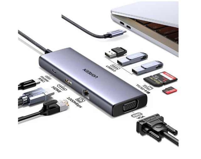 UGREEN USB-C 9-in-1 Hub with 4K HDMI