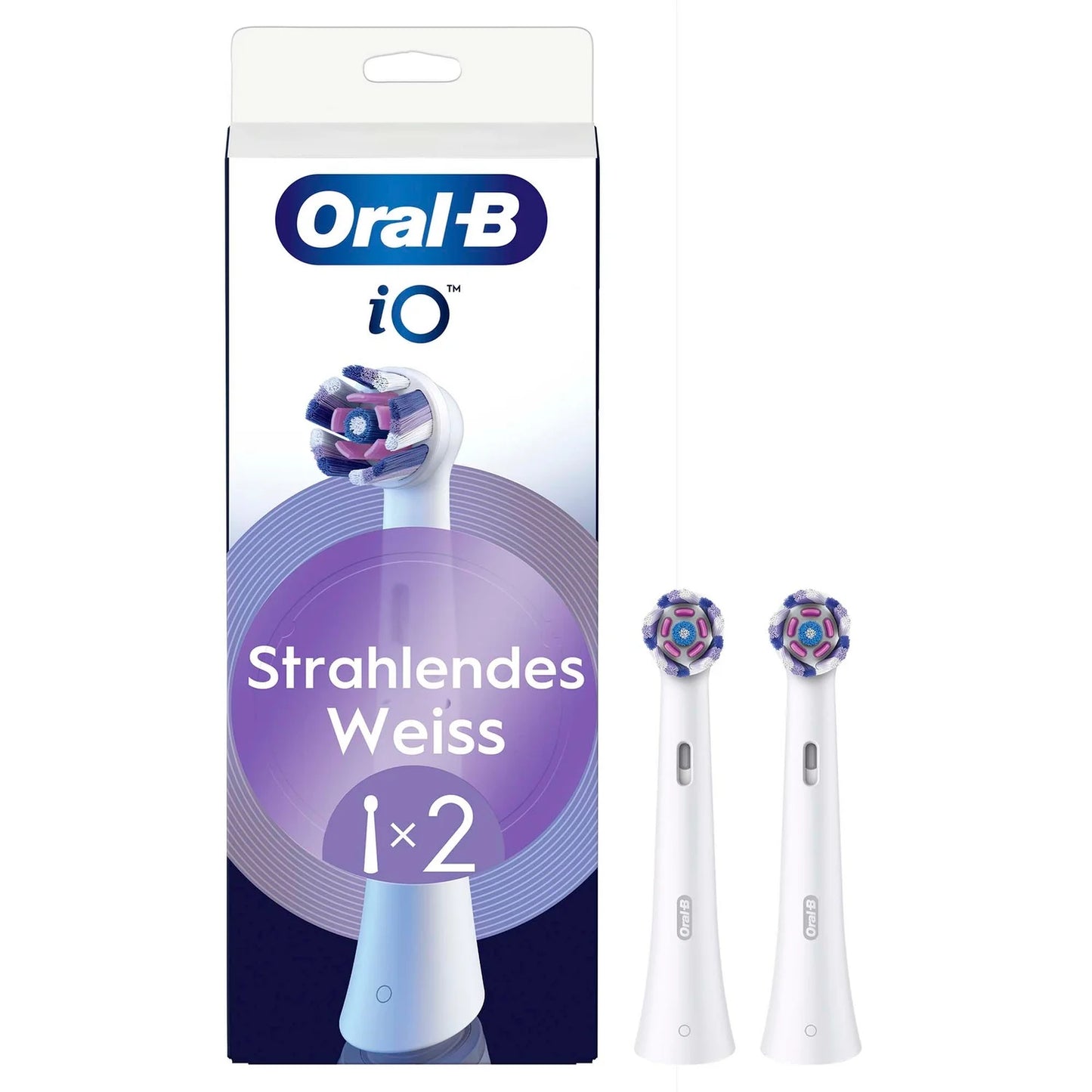 Oral-B iO Aufsteckbürsten Radiant White 2er