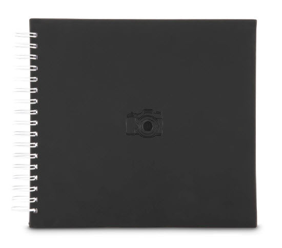 Hama Signs Spiral-Album    28x24 50 white pages black 7500
