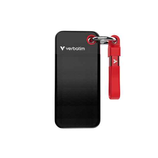 Verbatim Pocket SSD USB 3.2  2TB Black/Red                  32196