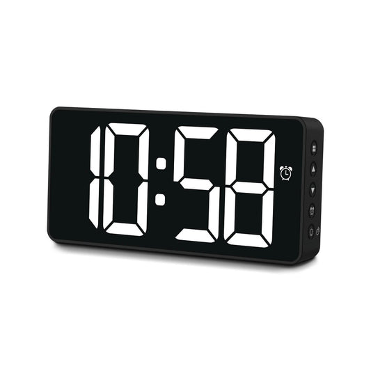 Hama Digital Alarm Clock Bali wt temperature, night mode   185896