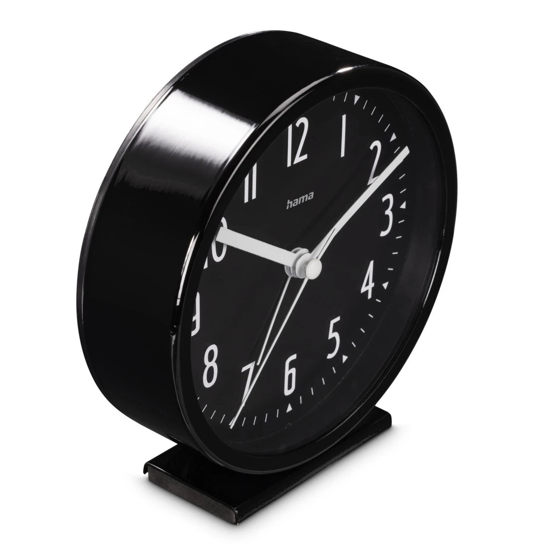 Hama Alarm Clock Skye w/o ticking, black        222211