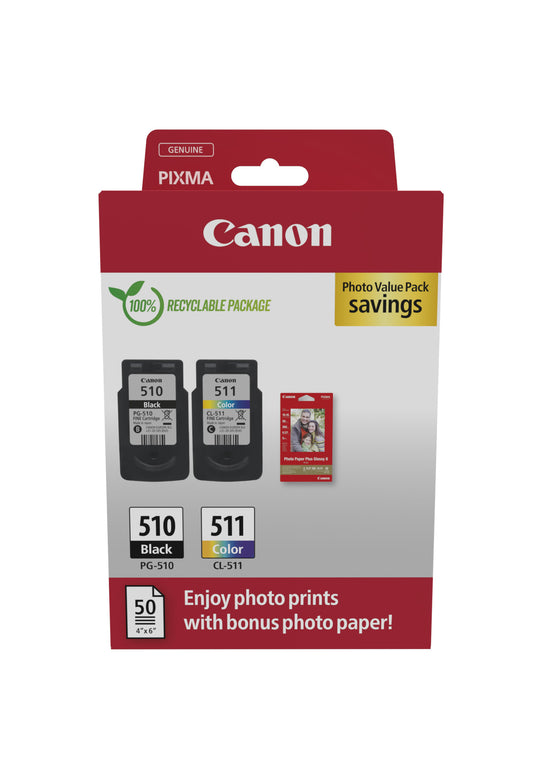 Canon PG-510 / CL-511 Photo Value Pack