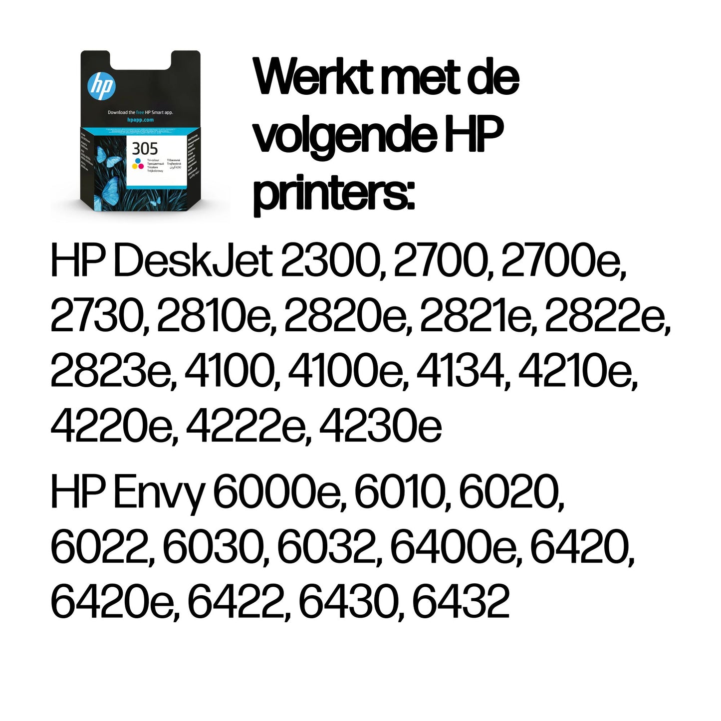 HP 3YM60AE ink cartridge 3-colors No. 305