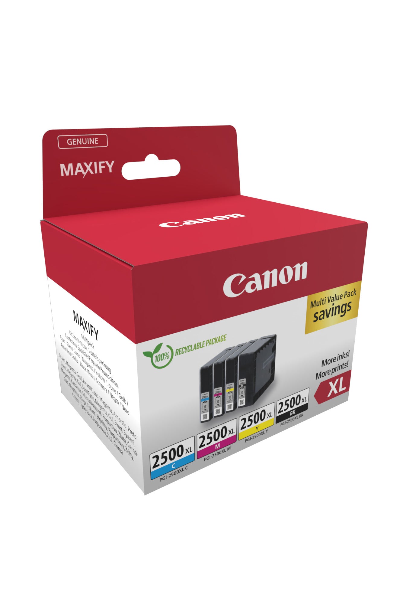 Canon PGI-2500 XL BK/C/M/Y Multipack