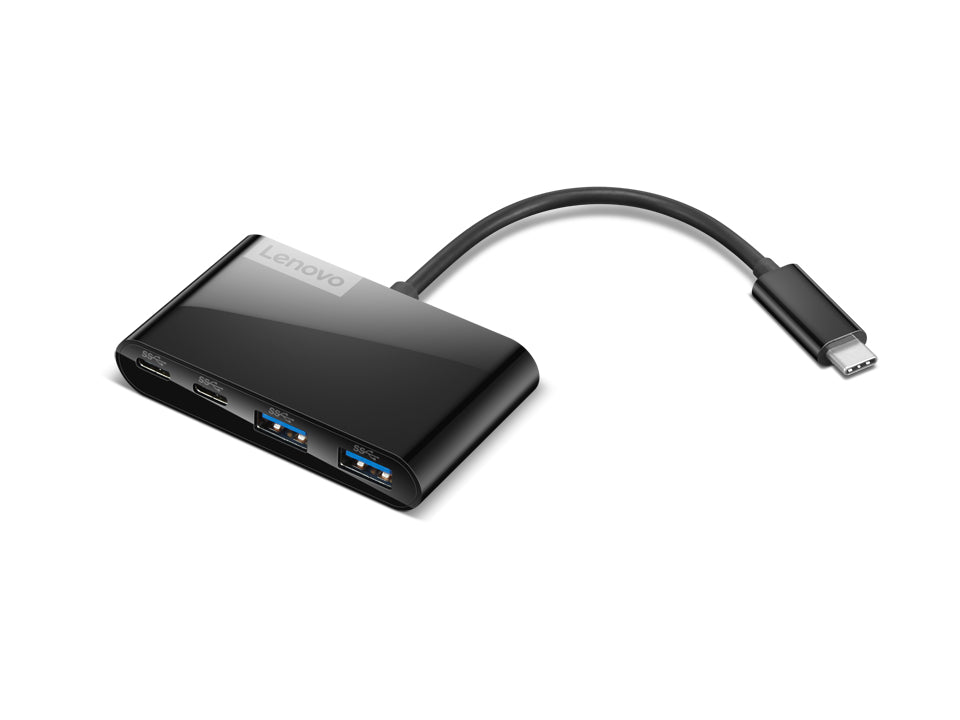 Lenovo Select USB Type-C 4-Port USB-Hub black