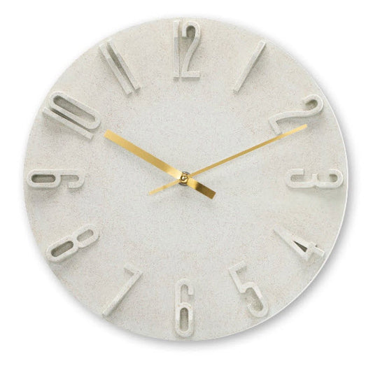 Hama Wall Clock Korfu beige 30cm 3D digits                 185880