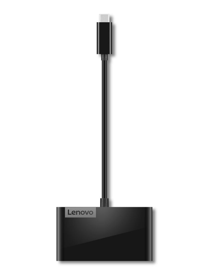 Lenovo Select USB Type-C 4-Port USB-Hub black