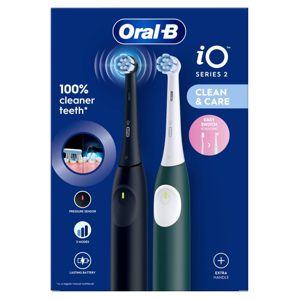 Oral-B iO Series 2 Night Black/ Forest Green mit 2.Handstück