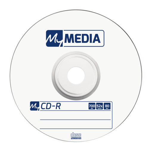 1x10 MyMedia CD-R 80 / 700MB 52x Speed Wrap