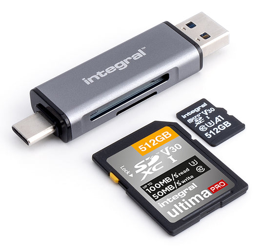 Reader SD/microSD usb-a/usb-c