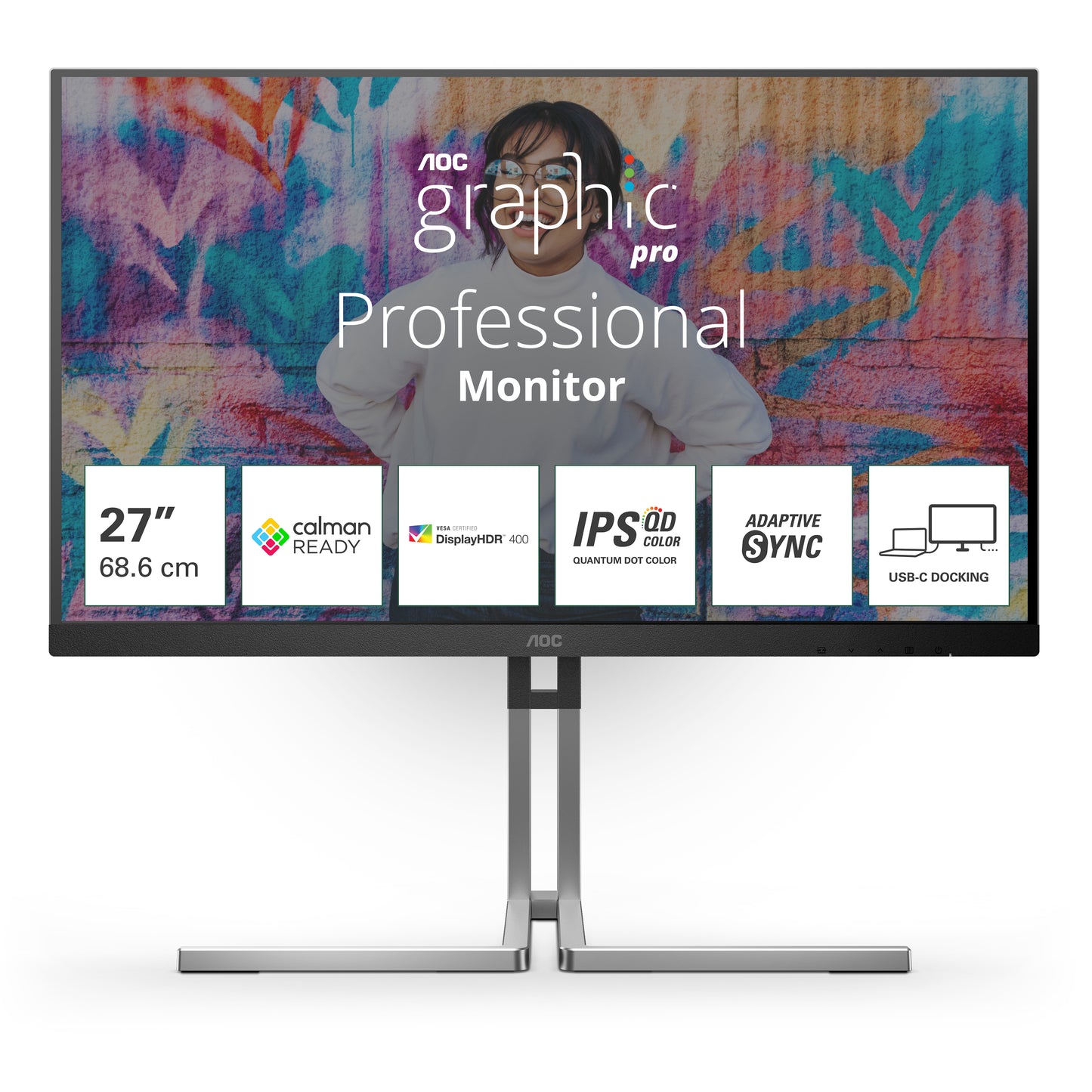 AOC Q27U3CV 27 Inch QHD Monitor