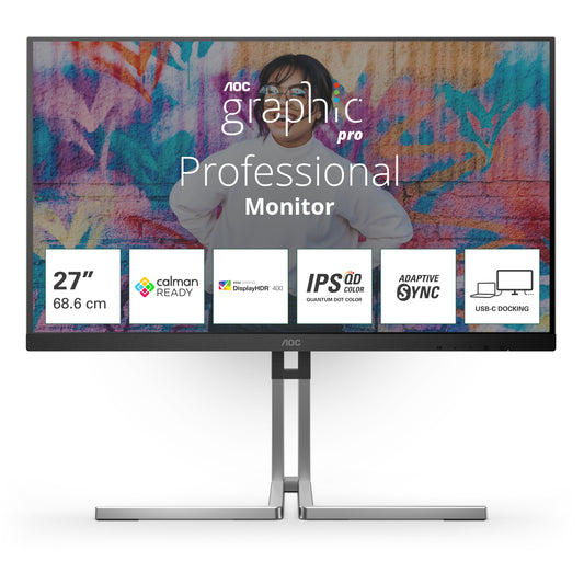 AOC Q27U3CV 27 Inch QHD Monitor