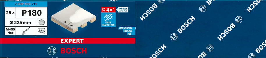 Bosch Sanding Nets M480,225mm K180, 25x