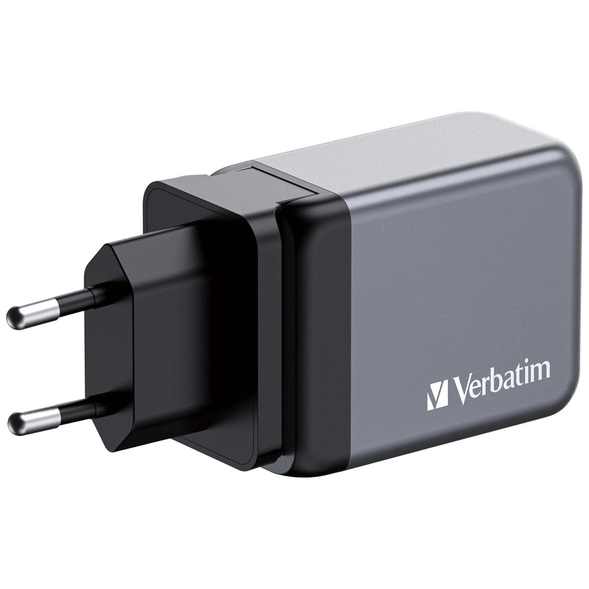 Verbatim GNC-64 GaN Charger 65W 2xUSB-C PD, 1xUSB-A QC 3.0 32201