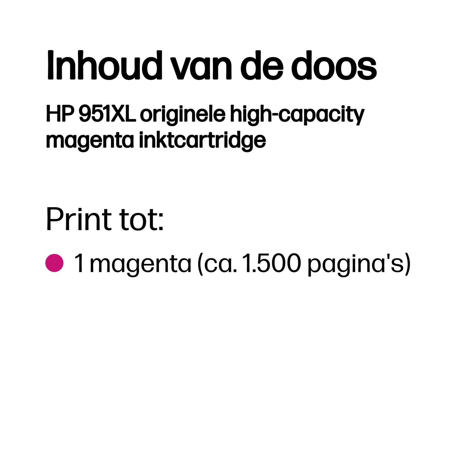 HP CN047AE 1500P orig ro 951XL