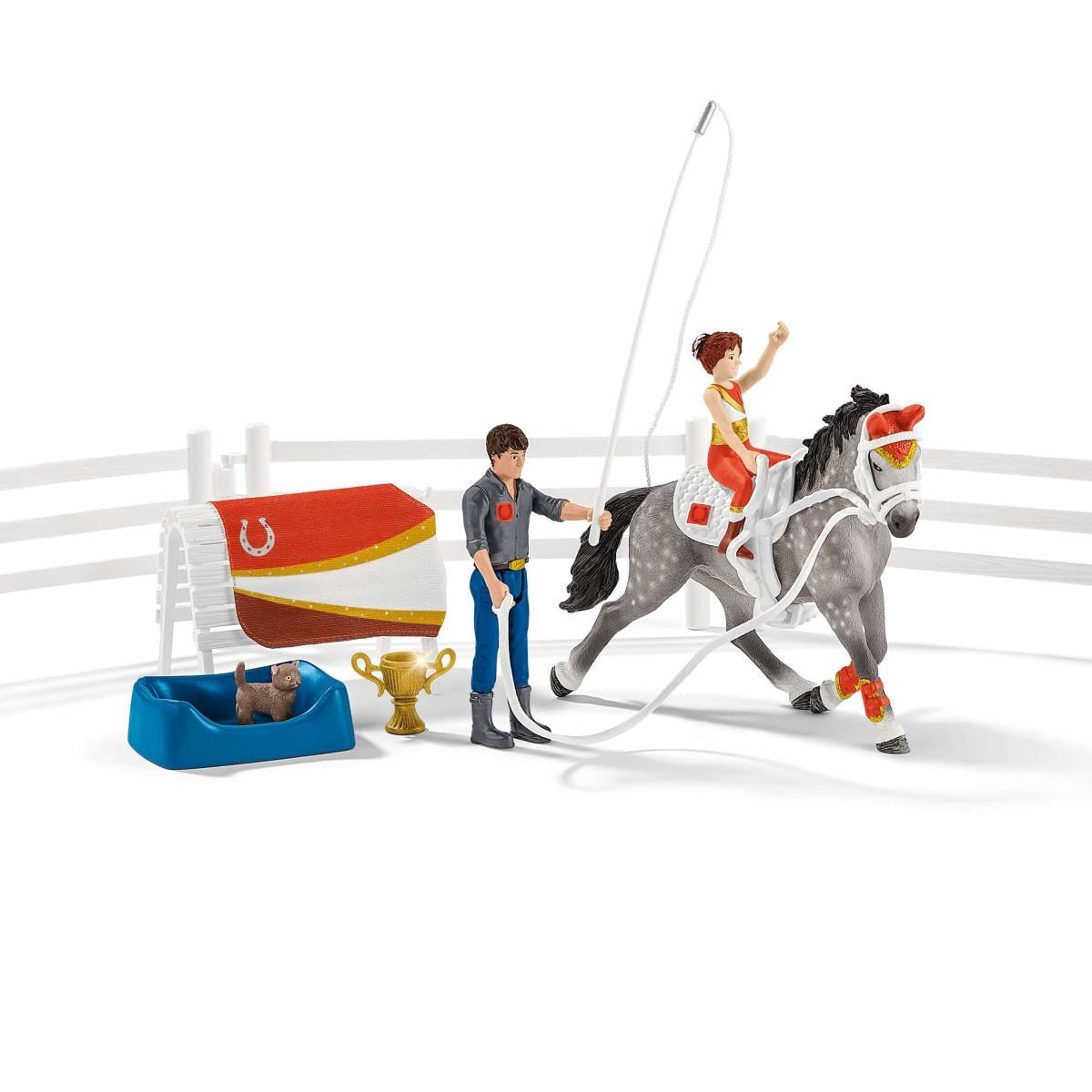 Schleich Horse Club        42443 Mias vaulting riding set