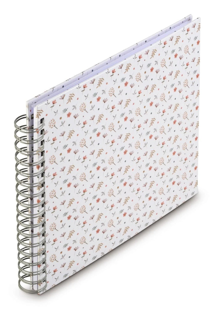 Hama Floral Spiral Album   28x24 50 white Pages 7739