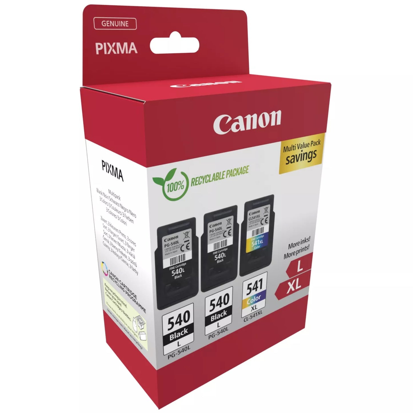 Canon PG-540 L x2 / CL-541 XL Multi Pack