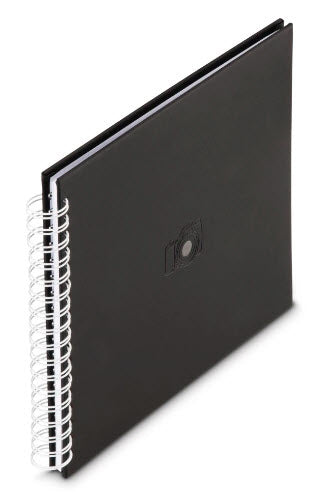 Hama Signs Spiral-Album    28x24 50 white pages black 7500