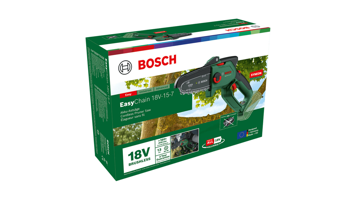 Bosch EasyChain 18V-15-7 solo Cordless Pruning Saw
