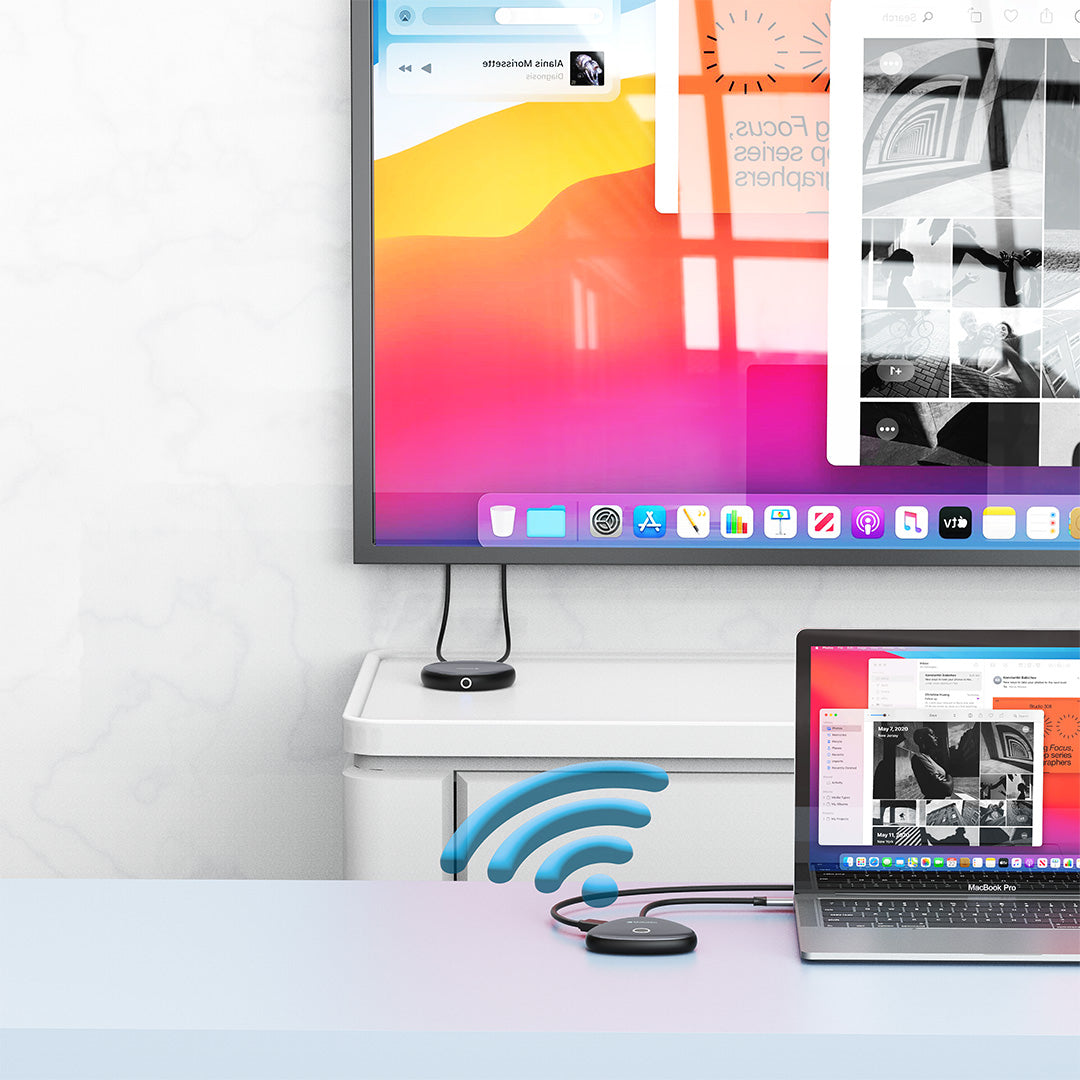 Verbatim Share My Screen USB-C Wireless Displ. Ad. 4K/Hub 32147