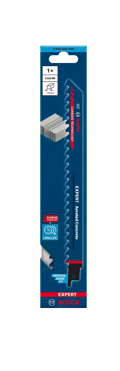 Bosch EXPERT saber saw blade S1141HM 1Stk Aerated Concrete