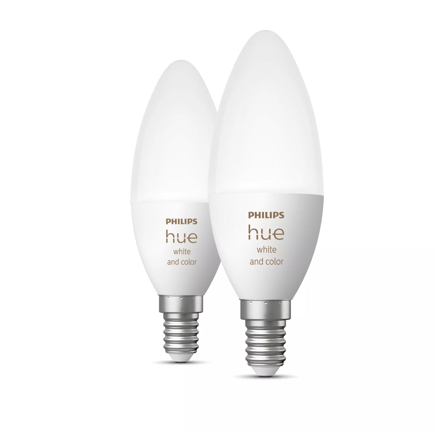 Philips Hue LED Lamp E14 2-Pack Set 470lm White Color Ambiance