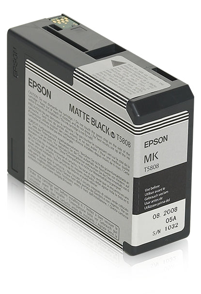 Epson ink cartridge matte black T 580  80 ml            T 58080N