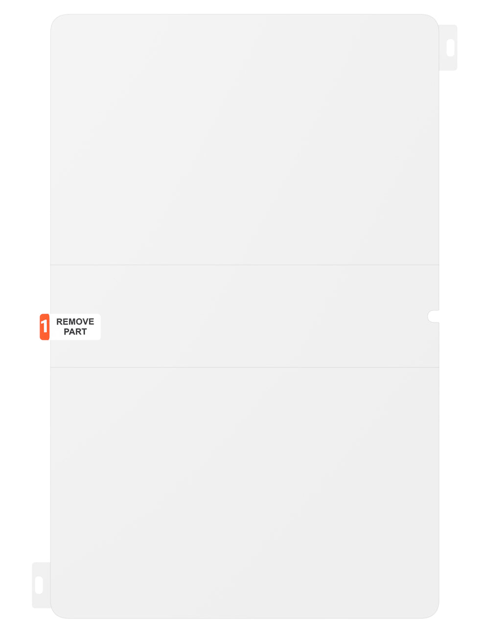 Samsung Anti-Reflecting Screen Protector für Tab S10 FE+