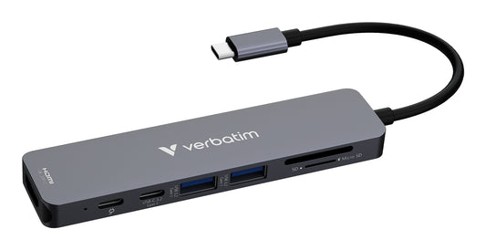 Verbatim USB-C Essentials Multi- Port Hub 7 Port            32158