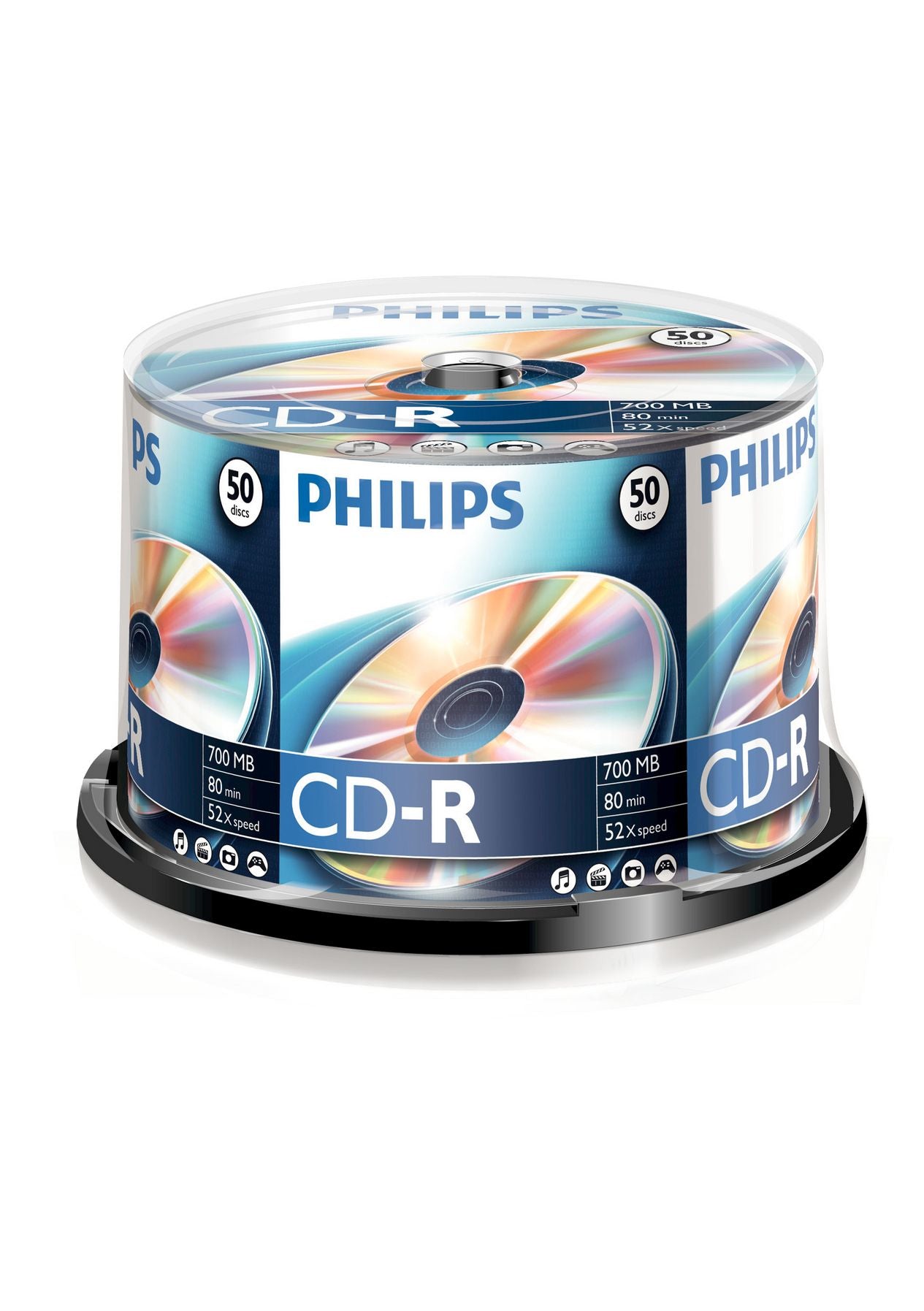 1x50 Philips CD-R 80Min 700MB 52x SP
