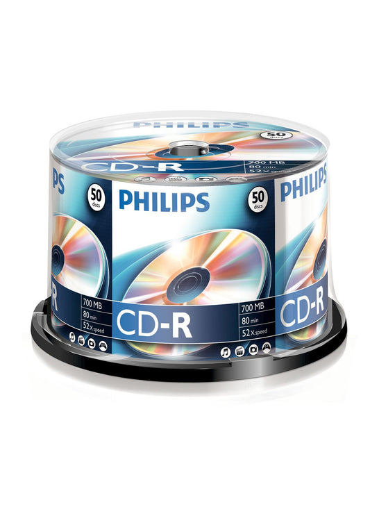 1x50 Philips CD-R 80Min 700MB 52x SP