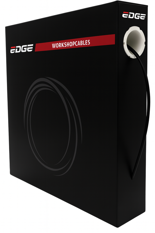 Rem buitenkabel Edge ø5mm / 30 meter met teflon voering - zwart